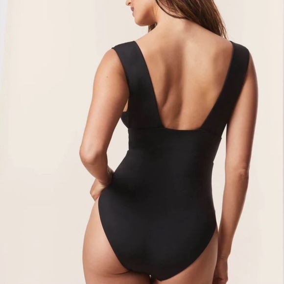 Andies Swim The Full Mykonos One Piece Large in Black Flat - Picture 2 of 10